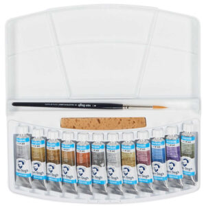 Van Gogh metalli- ja interferenssivärit 12x10ml tuubia rasiassa