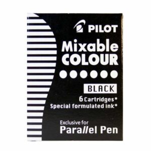 Parallel Pen mustepatruuna musta 6kpl