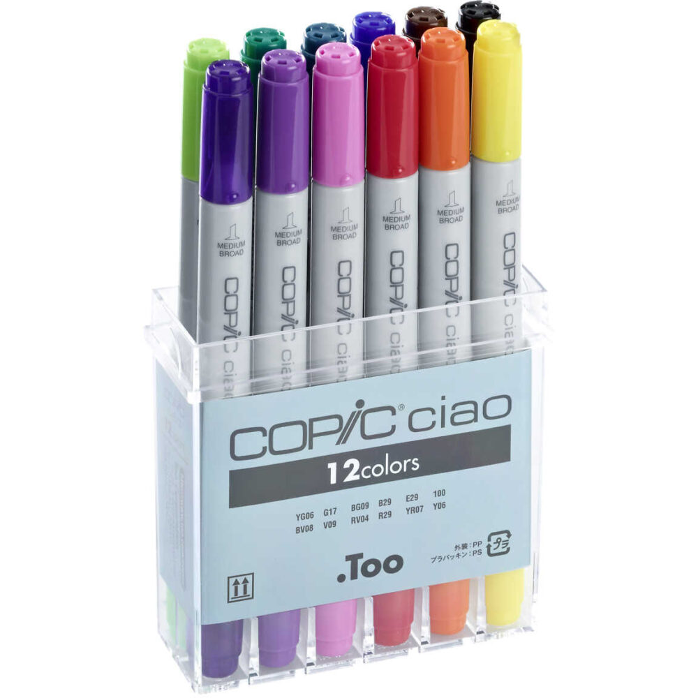 Copic Ciao 12 colors