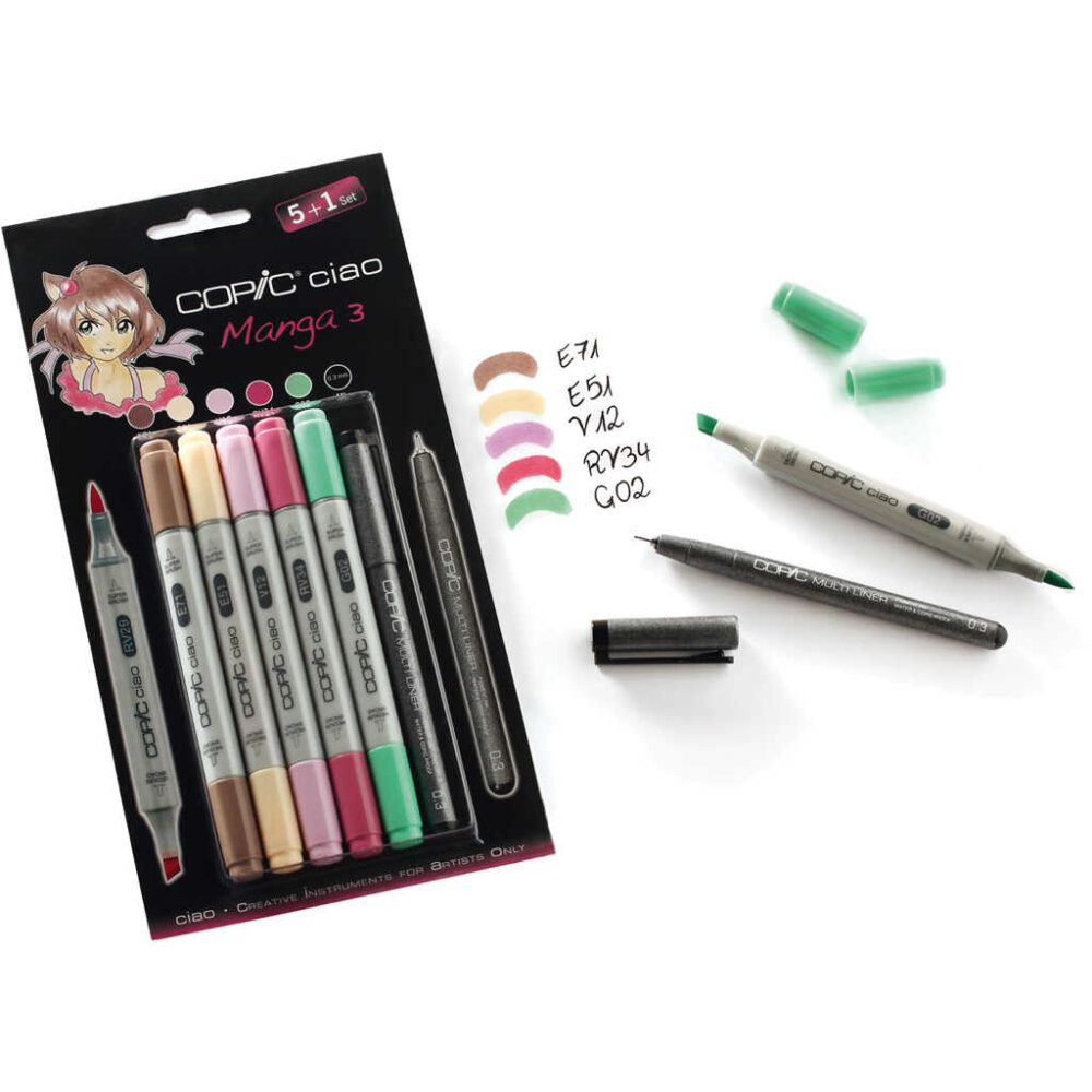 Copic Ciao 5+1 Manga