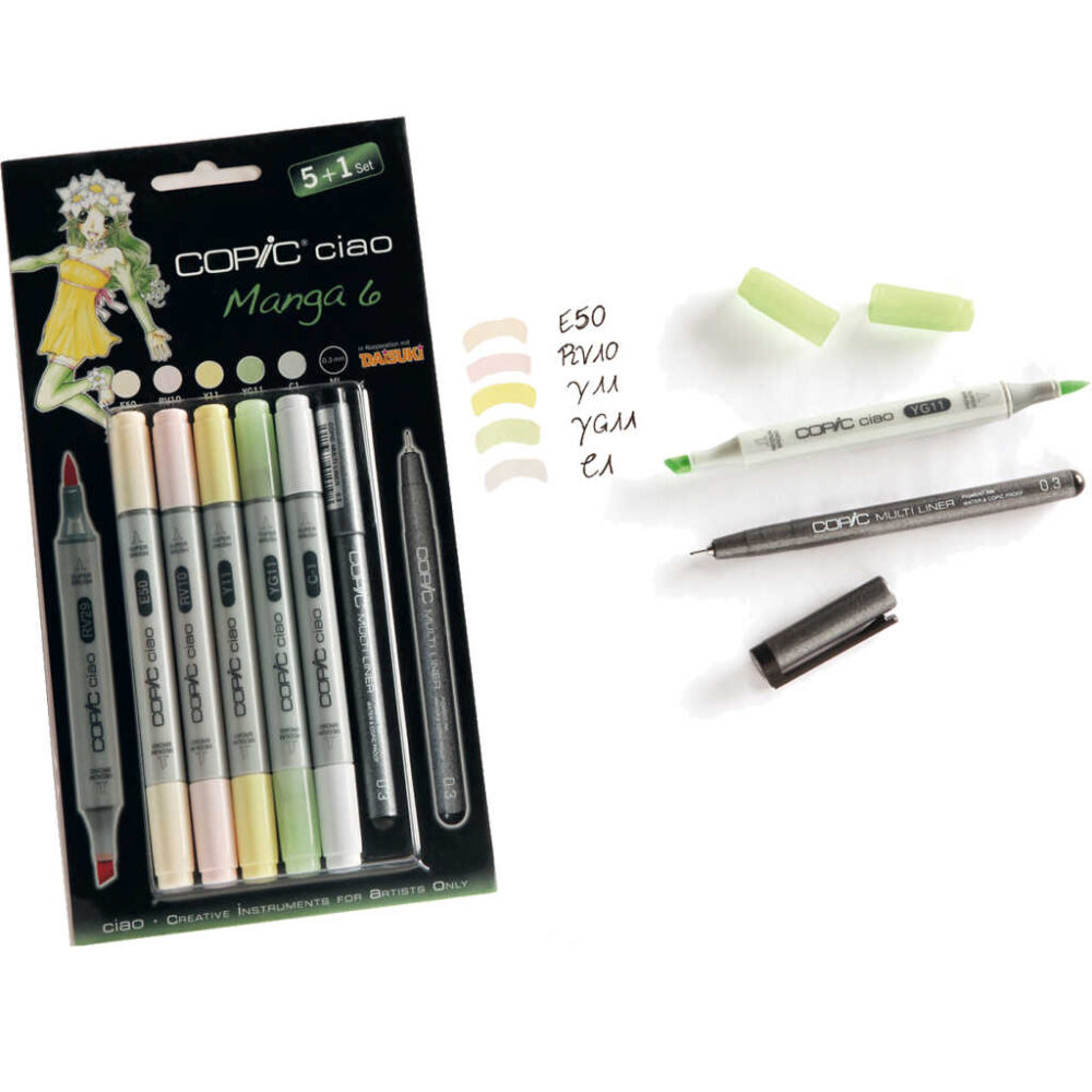 Copic Ciao 5+1 manga 6