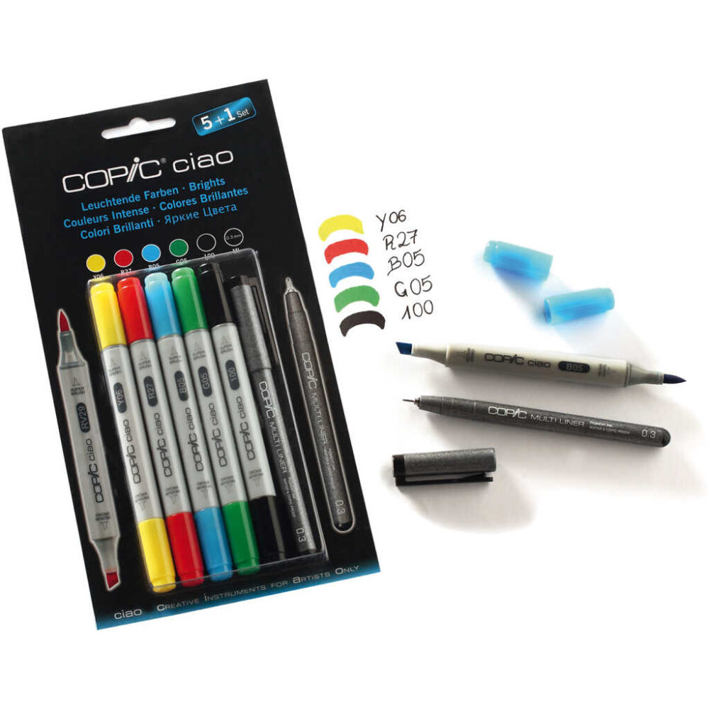 Copic Ciao 5+1 Brights