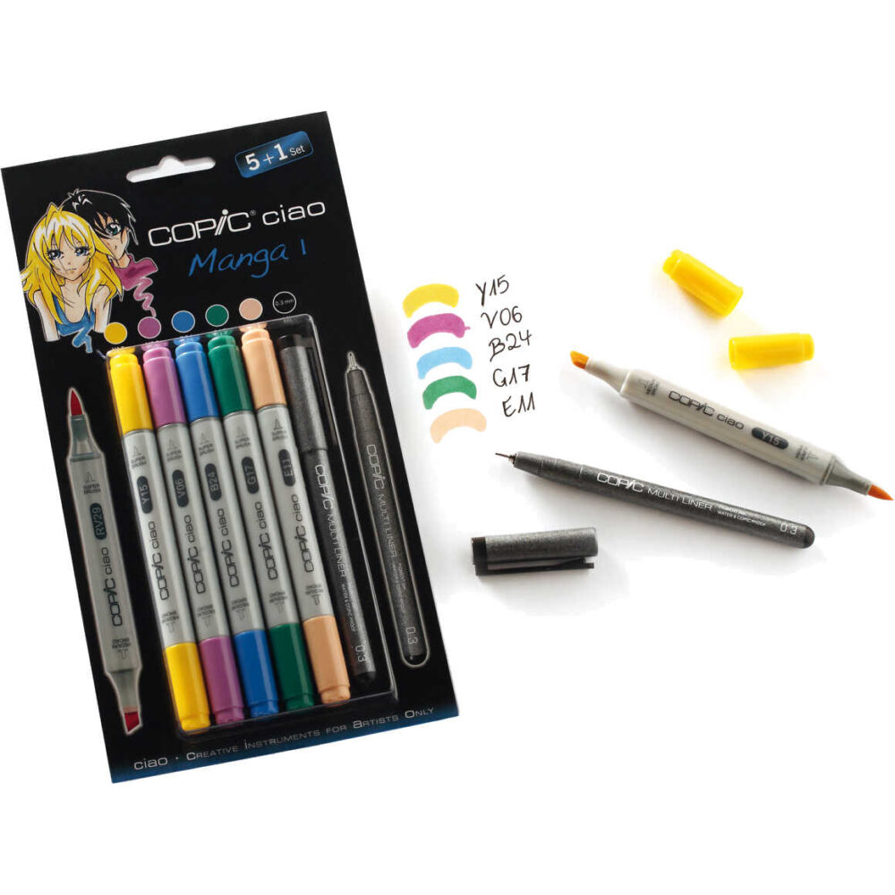 Copic Ciao 5+1 Manga 1
