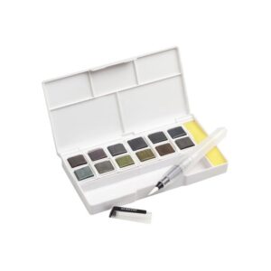 Derwent Graphitint Watercolor paint 12 nappia