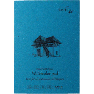 SMLT Watercolor pad 280g liimattu selkä 20 sivua