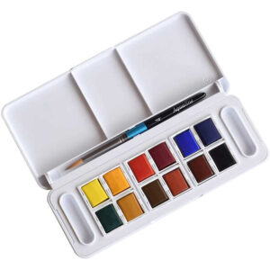 DR Aquafine travel set 12 puolinappia ja sivellin