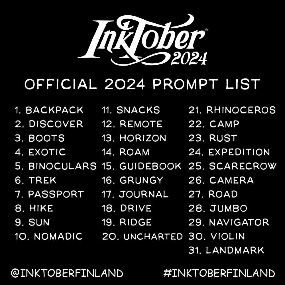 inktober lista