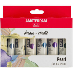 amsterdam akryylivärit - helmiäissävyt