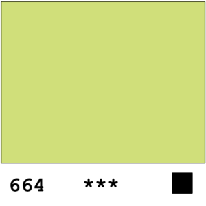 Amsterdam 664 Yellowish green light akryyliväri