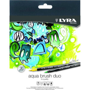 Lyra Aqua Brush duo kaksipäiset tussit