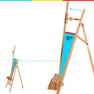 Meeden 6017 maalaustelineen kulman säätö