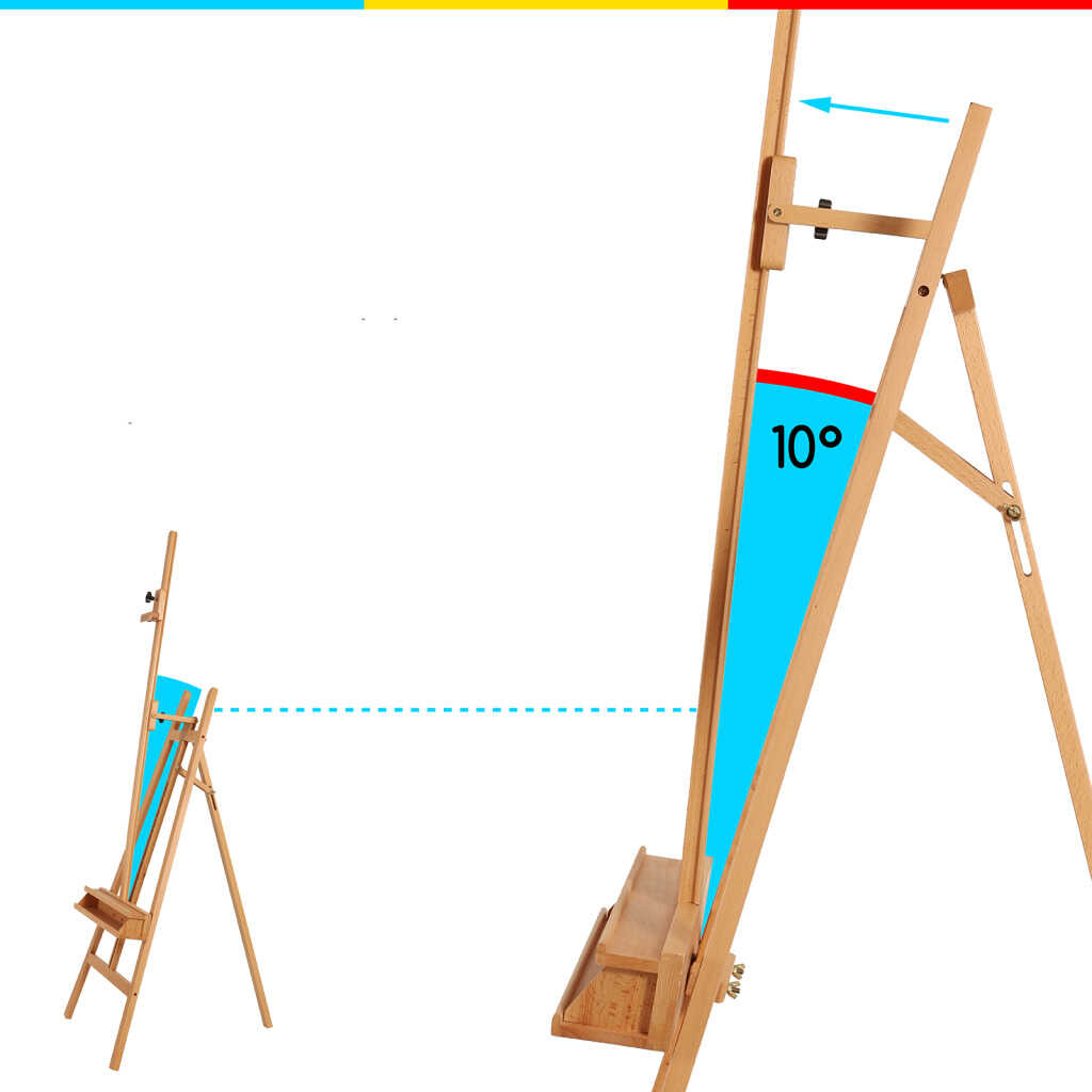 Meeden 6017 maalaustelineen kulman säätö