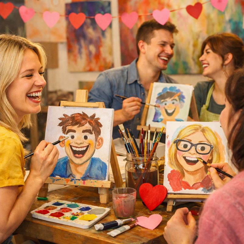 Maalaa ystäväsi – rennosti. 14.2.