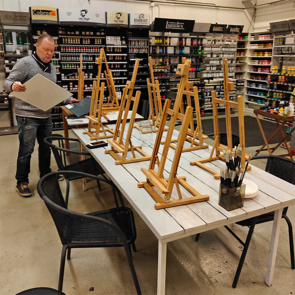 Rauhallinen maalausilta aloittelijoille, 24.3. klo 18-20