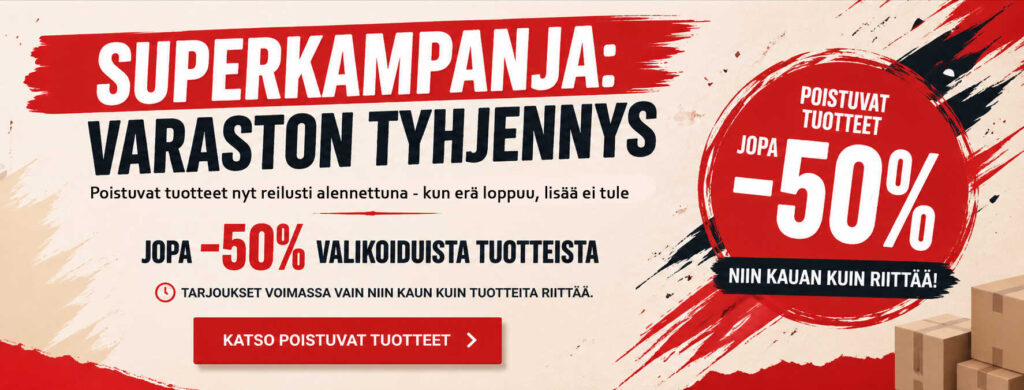 Superkampanja - varaston tyhjennys