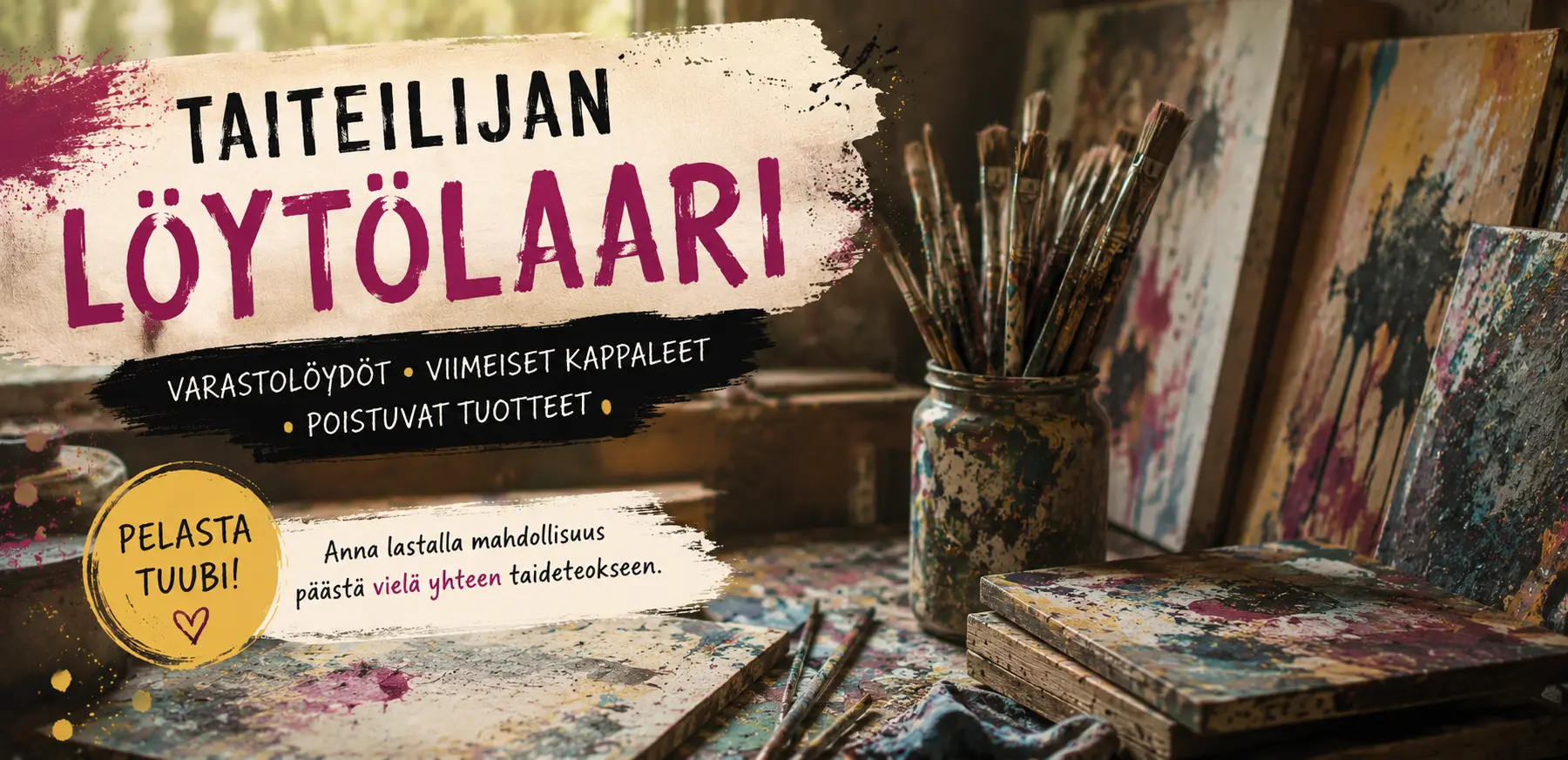 taidepisteen löytölaari