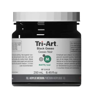 Tri-Art musta gesso maalausten pohjustamiseen