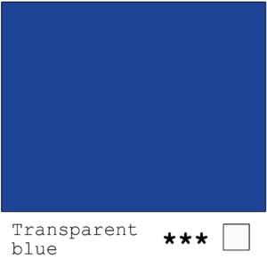 New foundations Transparent Blue