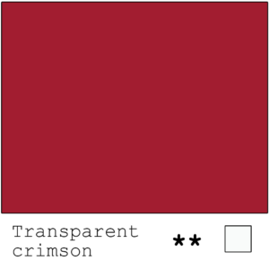 New foundations Transparent Crimson