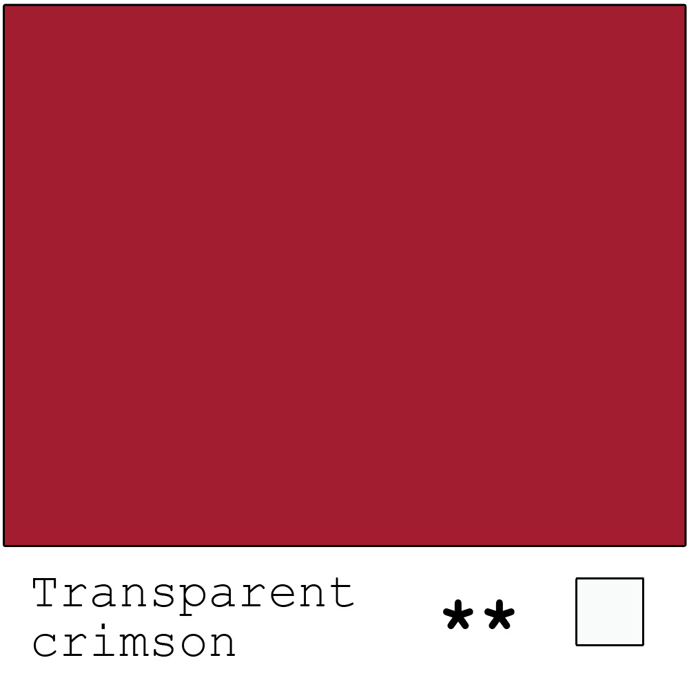New foundations Transparent Crimson